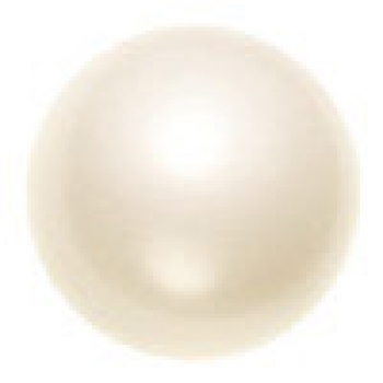 Stecker Perle 6 mm - Cream