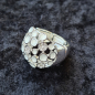 Preview: Ring versilbert, matt/glänzend
