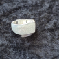 Preview: Ring versilbert, matt/glänzend