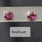 Preview: Ohrstecker - Amethyst - 6 mm