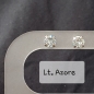 Preview: Ohrstecker - Light Azore - 6 mm