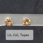 Preview: Ohrstecker - Light Colored Topaz