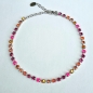 Preview: Collier 6mm Orange/Pink Ignite Mix