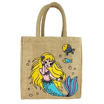 Jute Kindertasche "Meerjungfrau"