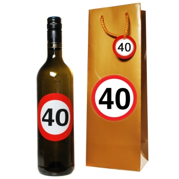 Flaschen-Tasche "40"