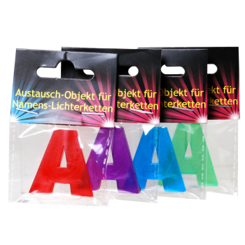 Buchstabe "A" für Lichterkette