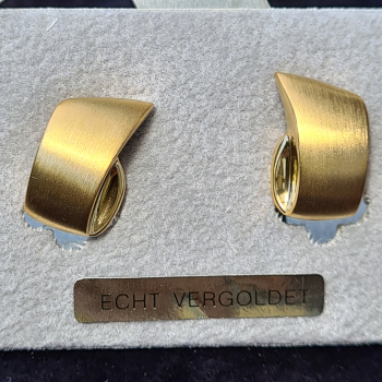 Ohrclips vergoldet