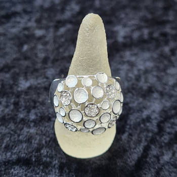 Ring versilbert, matt/glänzend