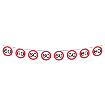 Schilder-Girlande "60"