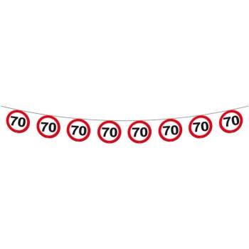 Schilder-Girlande "70"