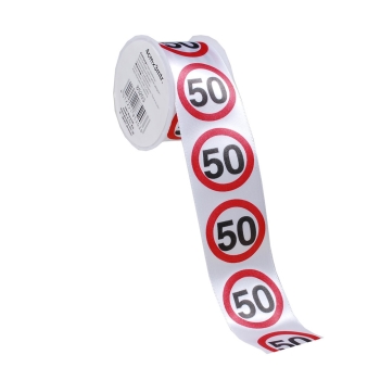 Geschenkband "50"