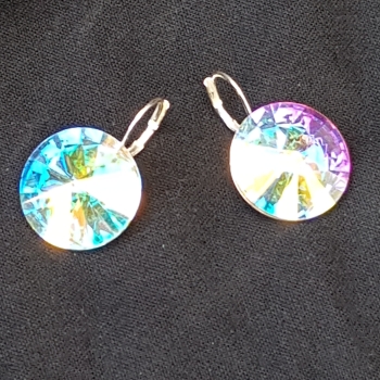 Ohrhänger 18 mm - Crystal AB