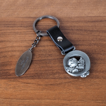 Schlüsselanhänger "O" mit Schutzengel