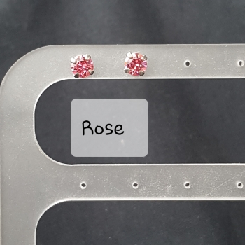Ohrstecker - Rose - 6 mm