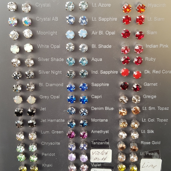 Ohrstecker - Grey Opal - 6 mm Ohrstecker - Grey Opal - 6 mm