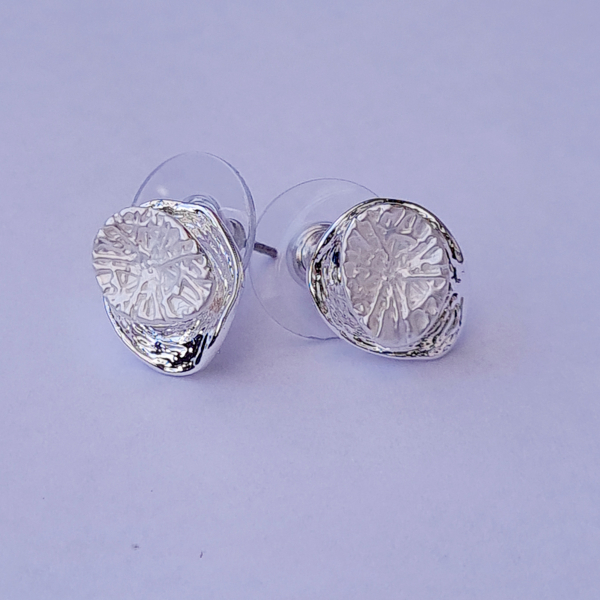 Ohrstecker versilbert