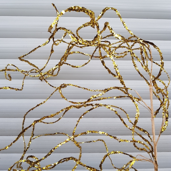 Glitzerdeko gold