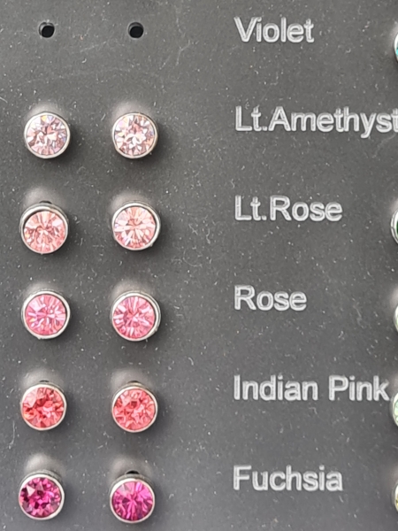 Stecker 5 mm - Indian Pink