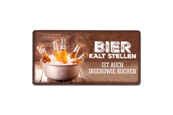 Magnet "Bier kalt stellen ist auch irgendwie Kochen"