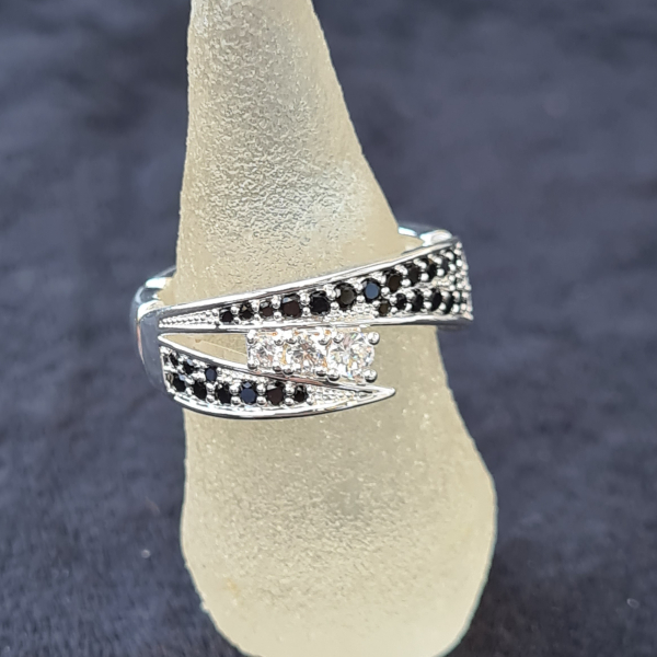 Elastischer Ring, versilbert
