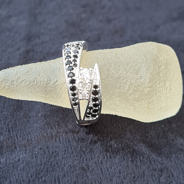 Elastischer Ring, versilbert