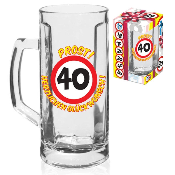 Bierhumpen "40"