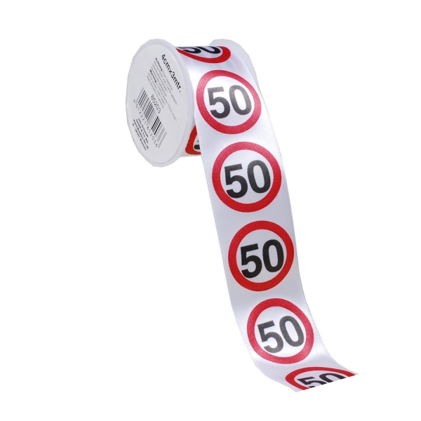 Geschenkband "50"