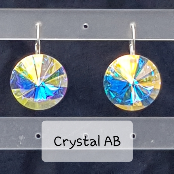 Ohrhänger 18 mm - Crystal AB