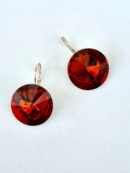 Ohrhänger 18 mm - Indian Red