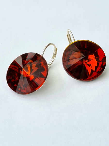 Ohrhänger 18 mm - Indian Red