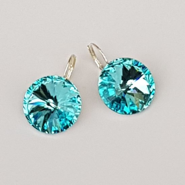 Ohrhänger 18 mm - Aqua