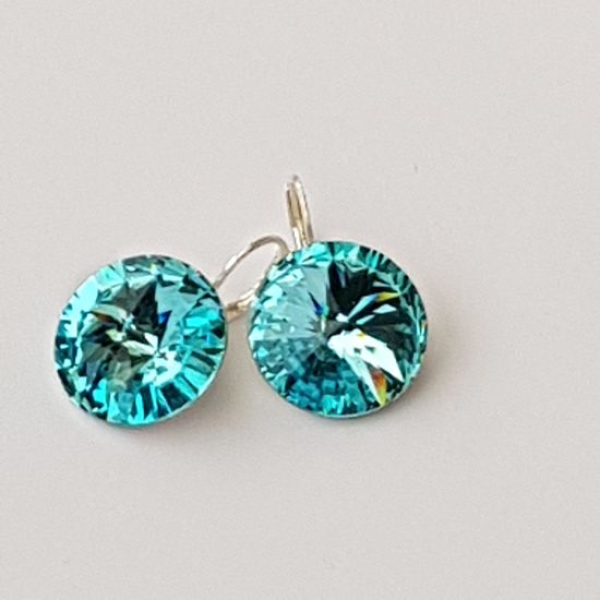 Ohrhänger 18 mm - Aqua