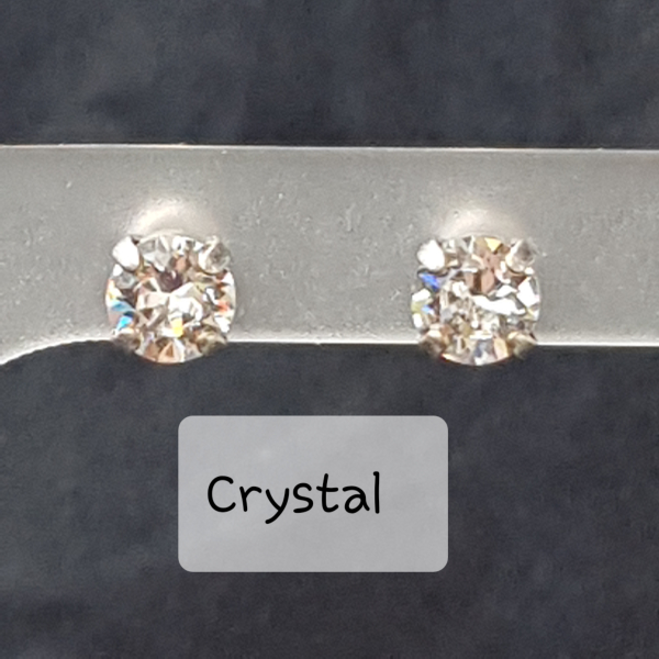Ohrstecker - Crystal - 6 mm