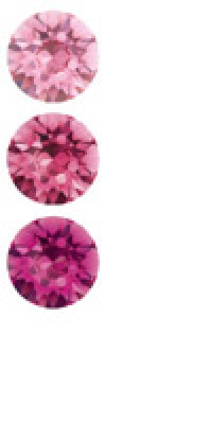 Collier Feuerstein 6mm - light rose/rose/fuchsia