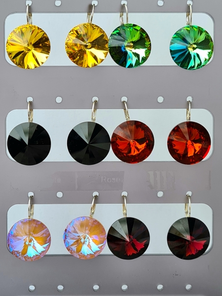 Ohrhänger 18 mm - Indian Red