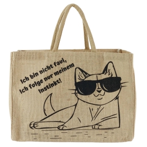 Jute Tasche "Katze"