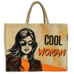 Jute Tasche "Cool Woman"