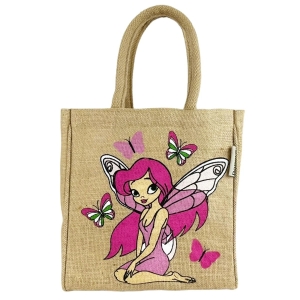 Jute Kindertasche "Elfe pink"