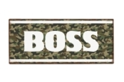 Schild "Boss"